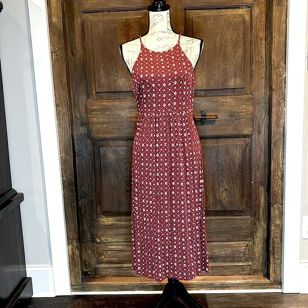 LOFT MIDI DRESS